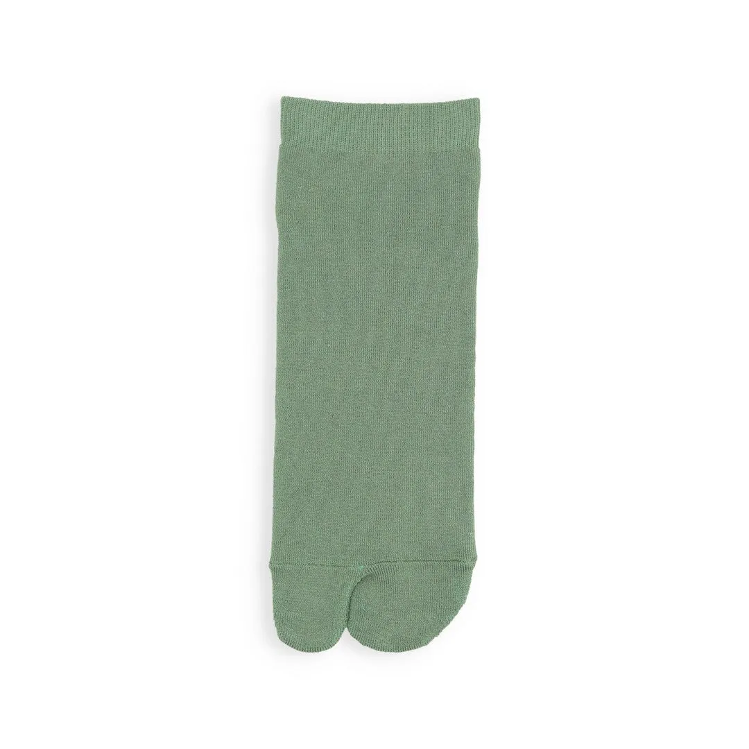062120093 Plain Tabi Pile Trainer Socks M