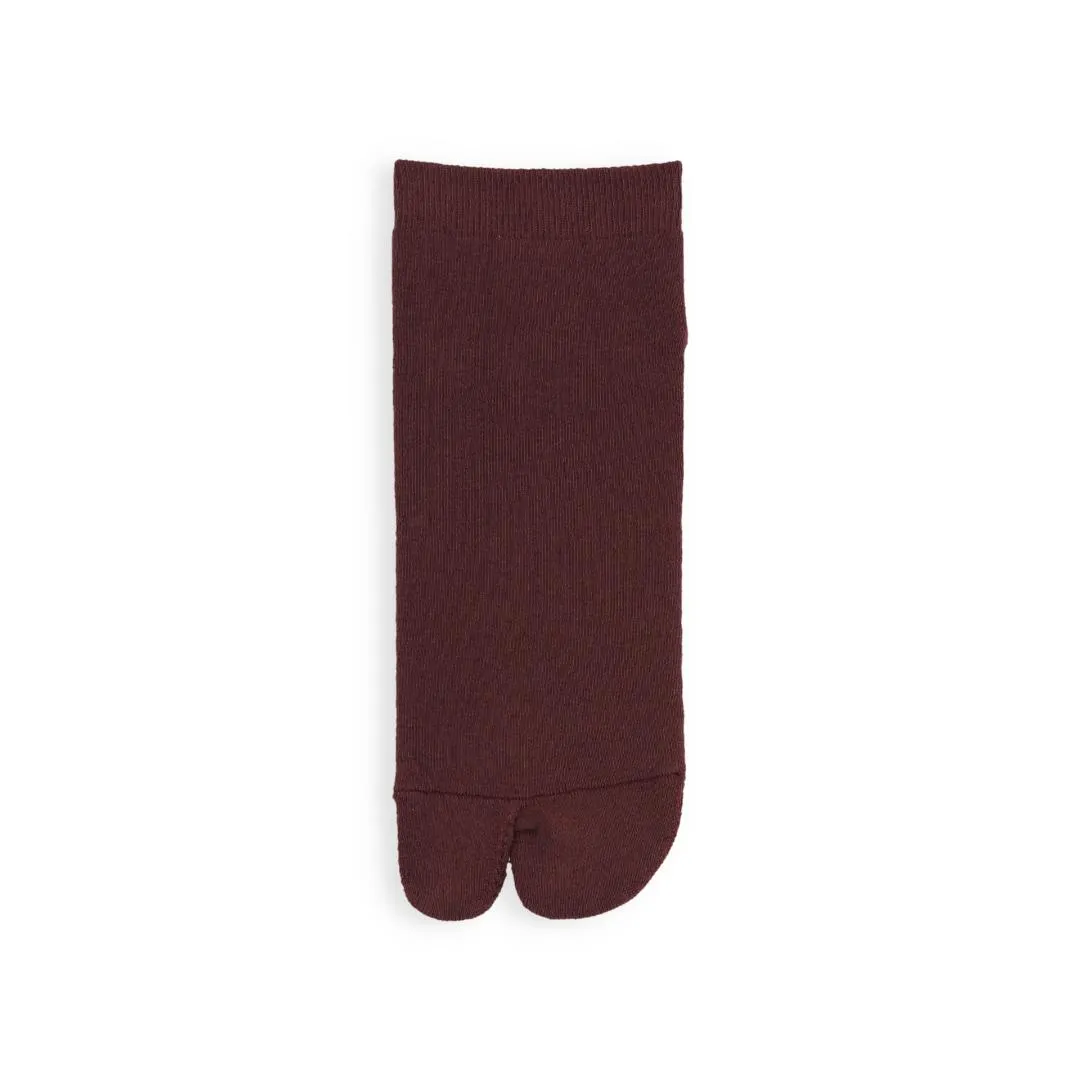 062120093 Plain Tabi Pile Trainer Socks M