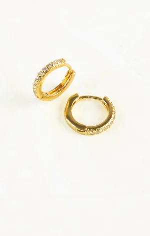 10mm Glitz Huggie Hoop