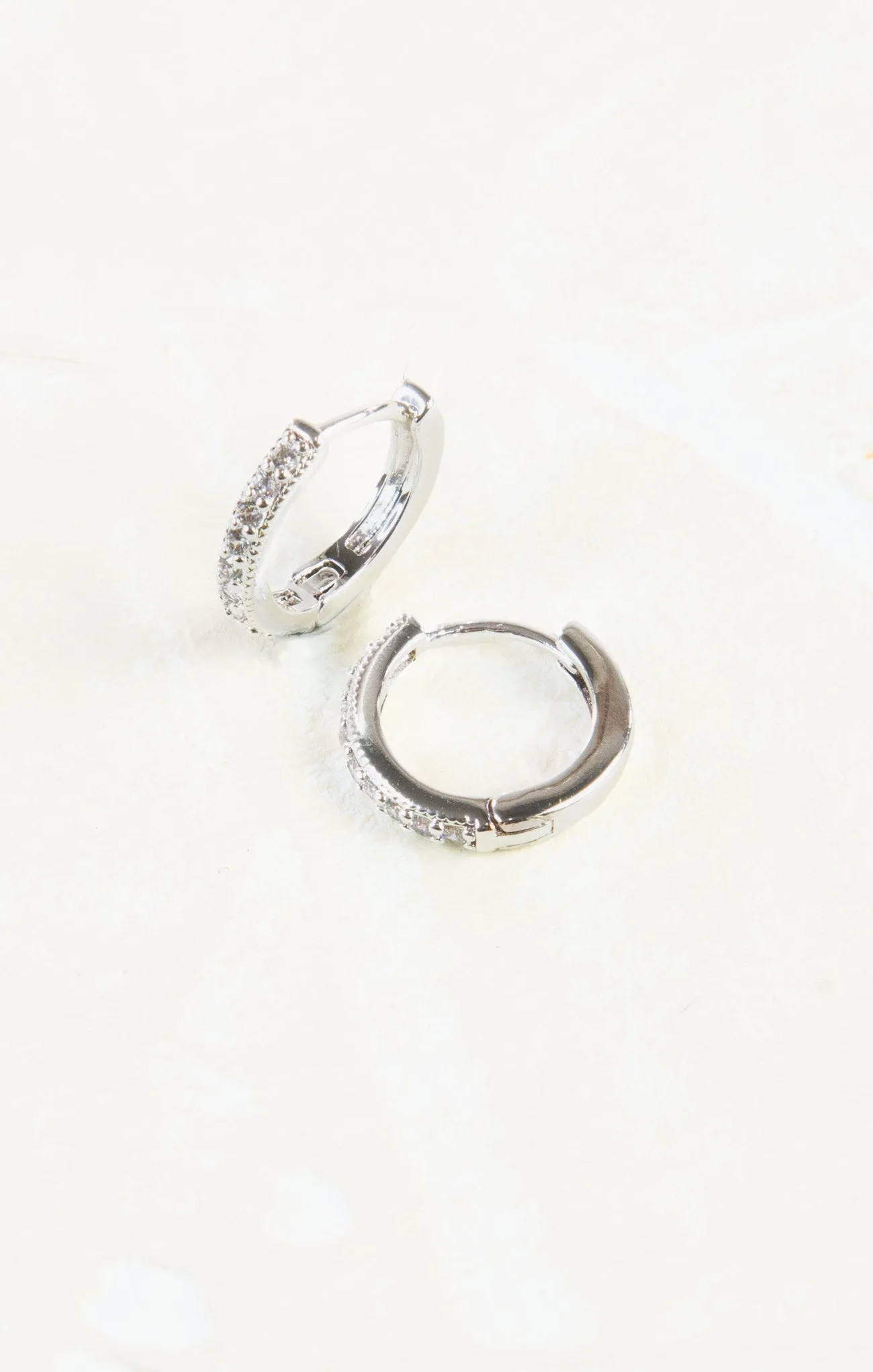 10mm Glitz Huggie Hoop