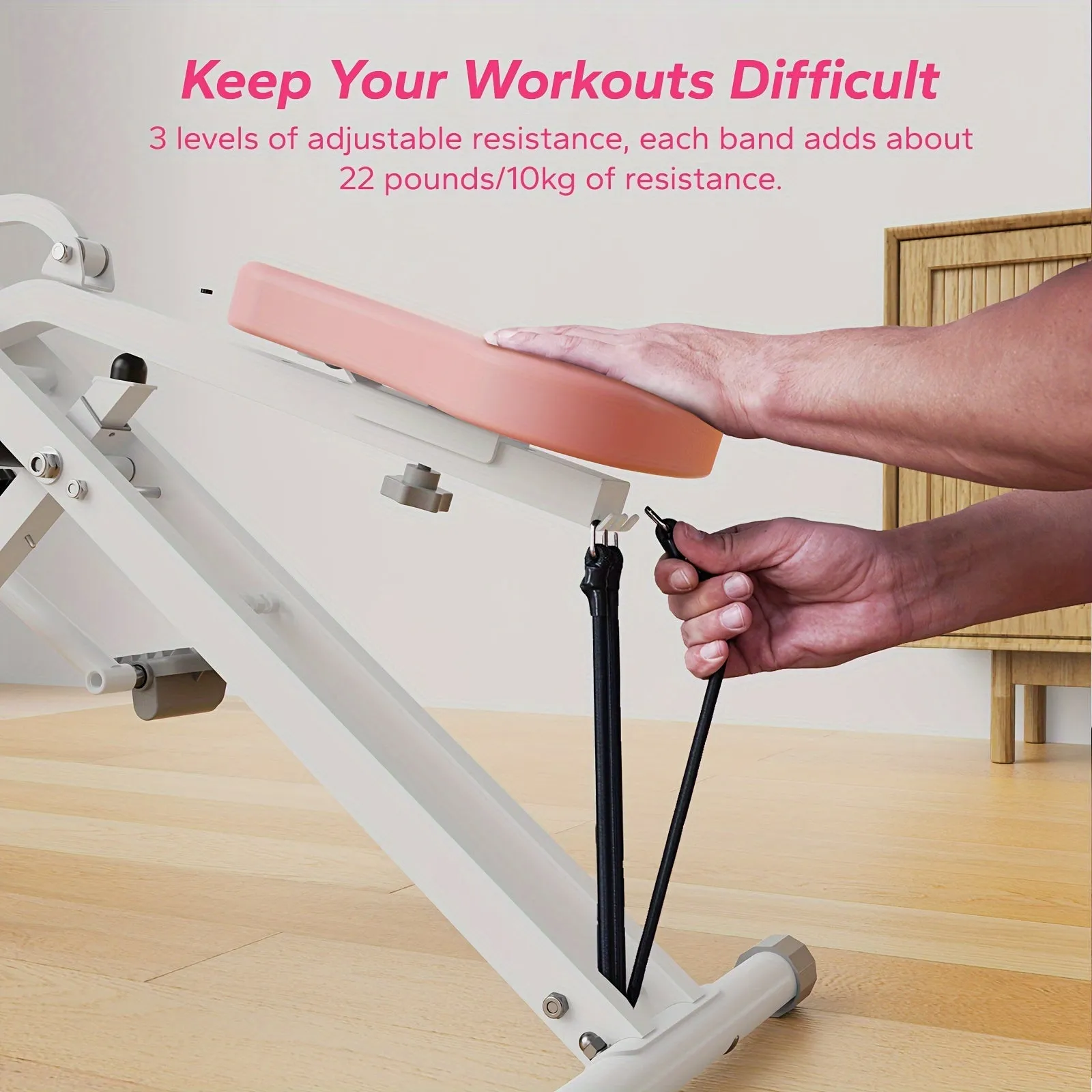 2-in-1 Squat and Rowing Machine – Foldable Glute & Leg Trainer