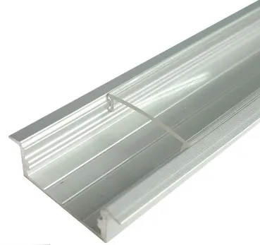 5/10/25/50 Pack Silver U04 10x23mm U-Shape Internal Width 20mm LED Aluminum Channel System with Cover, End Caps and Mounting Clips Aluminum Extrusion for LED Strip Light Installations