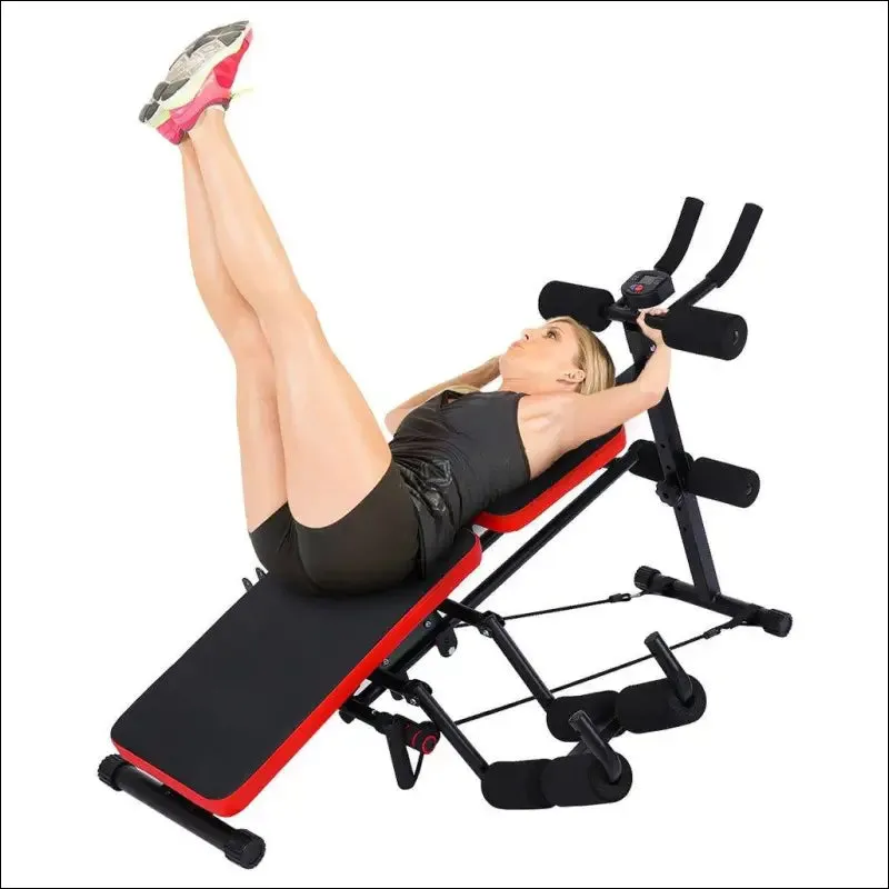 8 in 1 abdominal trainers push ups workout beauty waist machine height adjustable sit-up exerciser