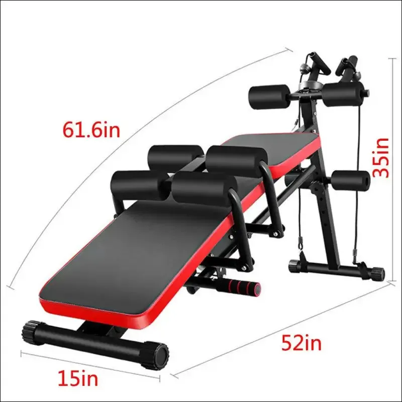 8 in 1 abdominal trainers push ups workout beauty waist machine height adjustable sit-up exerciser