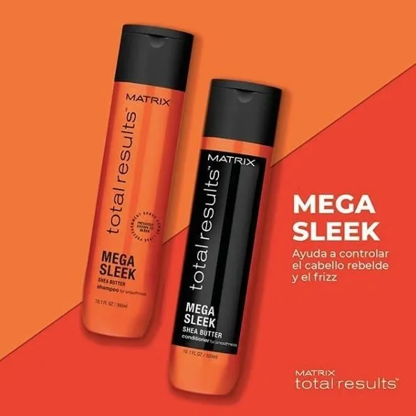 Acondicionador Matrix Total Results Mega Sleek cabello rebelde 300ml