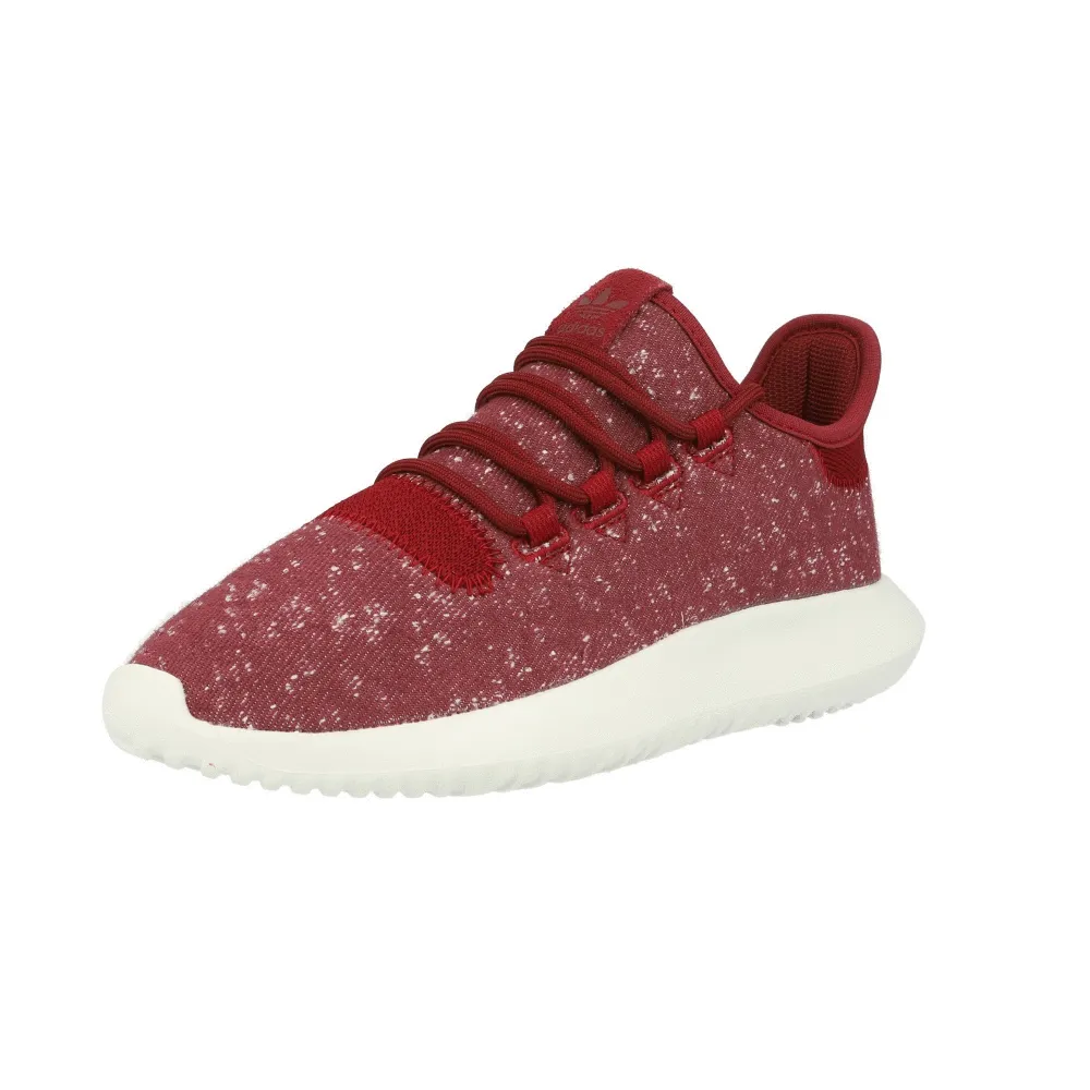 adidas Tubular Shadow J Burgundy Sneakers