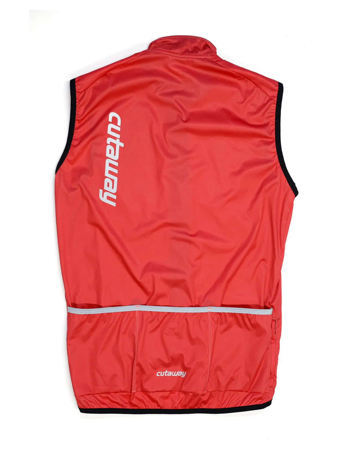 Afton Lite Packable Wind Vest - Garnet Red