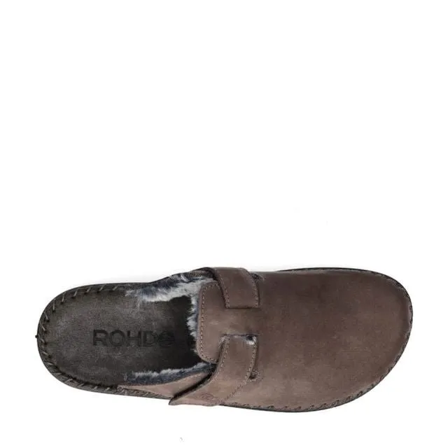 'Alassio' men's outdoor slippers - brown