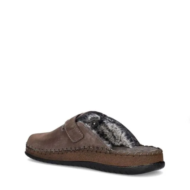 'Alassio' men's outdoor slippers - brown