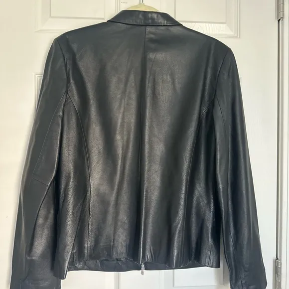 Ann Taylor Black Leather Jacket