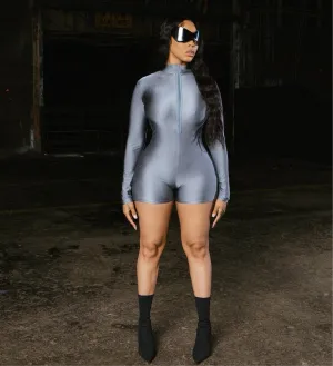 ASH "GREY" ROMPER