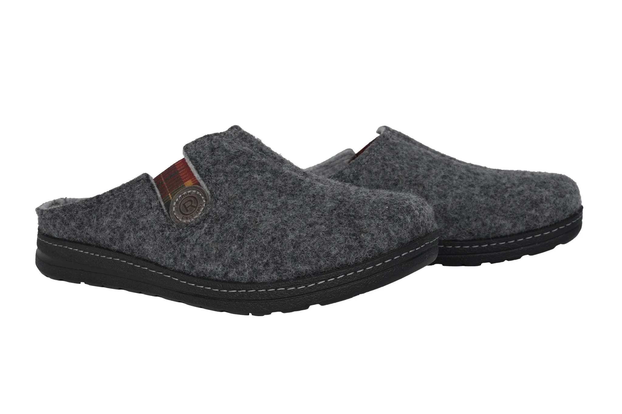 'Asiago' men's homeslippers - Grey