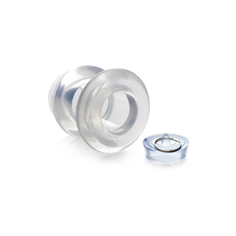 Ass Bung Clear Hollow Anal Dilator 3.5" Large