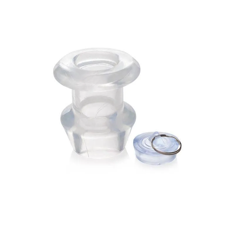 Ass Bung Clear Hollow Anal Dilator 3.5" Large