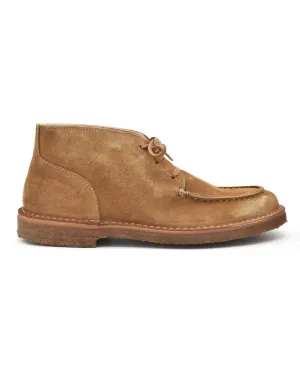 Astorflex Duekeflex 3-Eye Chukka Boot in Tan Suede
