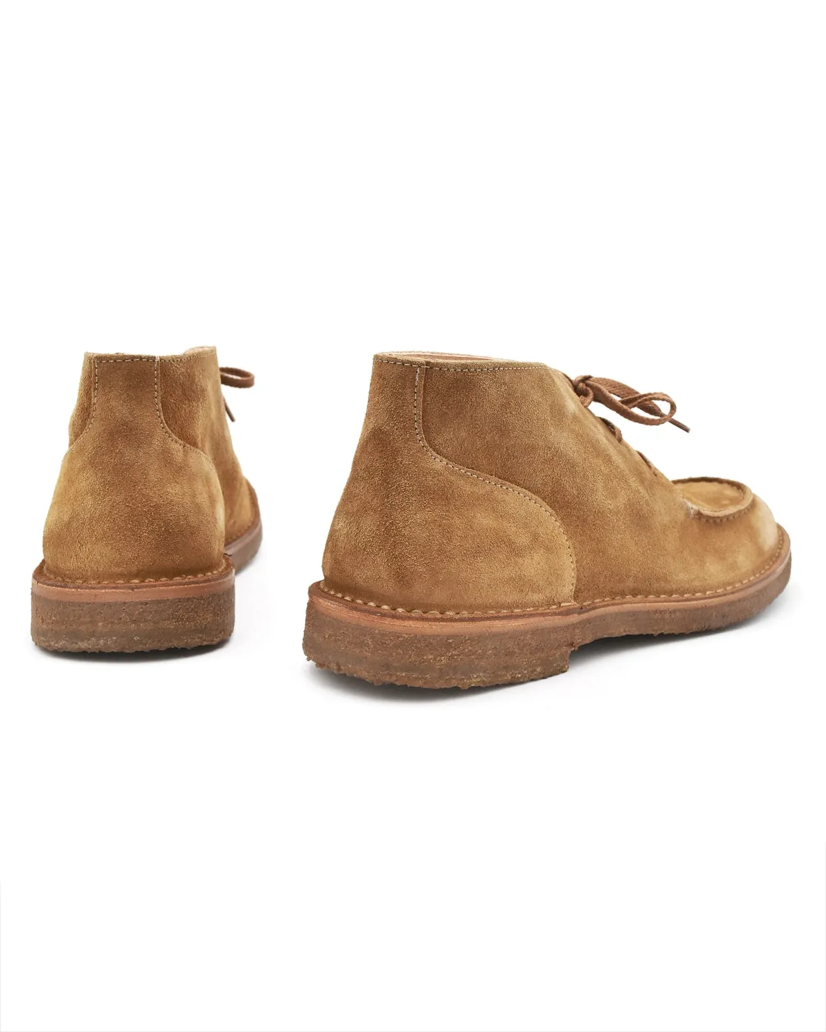 Astorflex Duekeflex 3-Eye Chukka Boot in Tan Suede