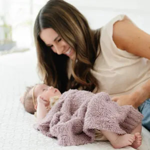 Bamboni Mini Blanket • Woodrose