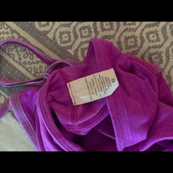 Beyond Yoga T Back Bra Pink/Purple​​​​​​​​