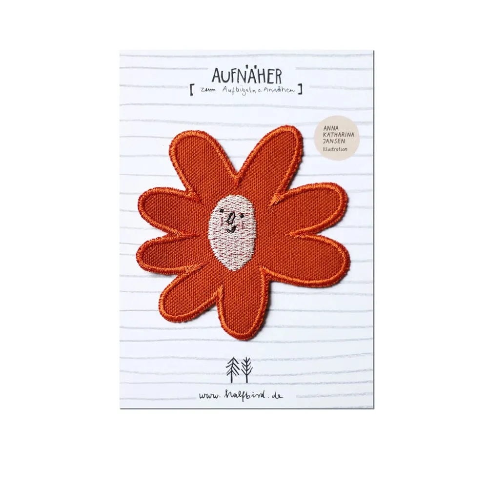 Bügelpatch "Blume groß"