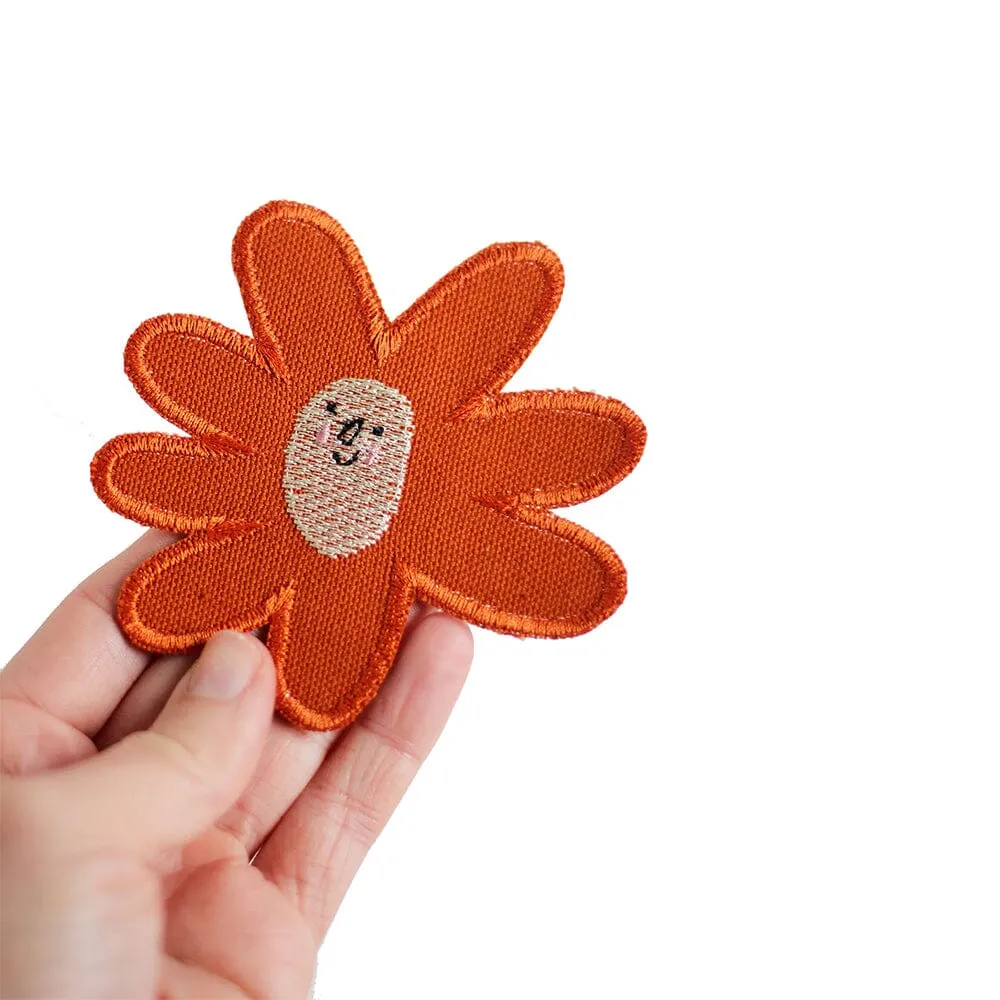 Bügelpatch "Blume groß"