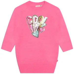 BILLIEBLUSH -  Cool Knitted Dress - Pink