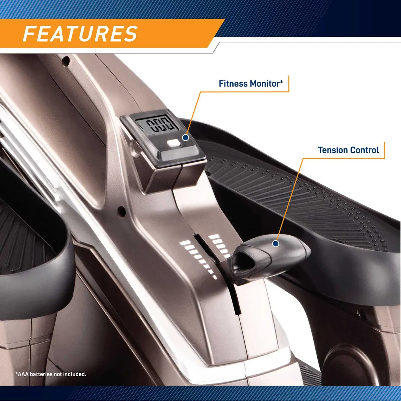 Bionic Body Compact Elliptical Trainer with Resistance Tubes| NS-1009 - Retired