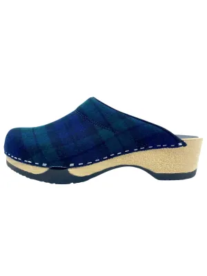 Black Watch Tartan Clogs