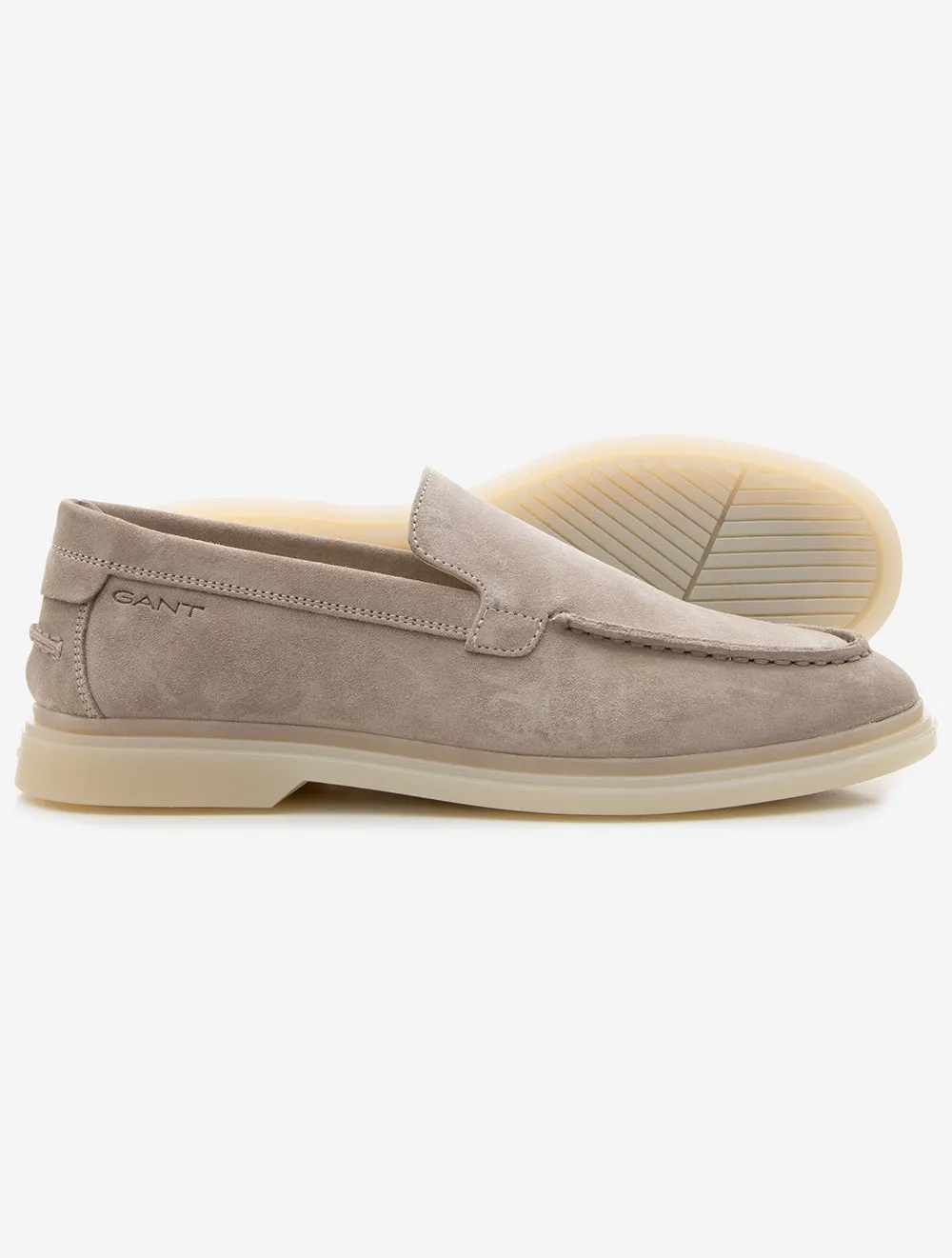 Boery Suede Loafer Taupe