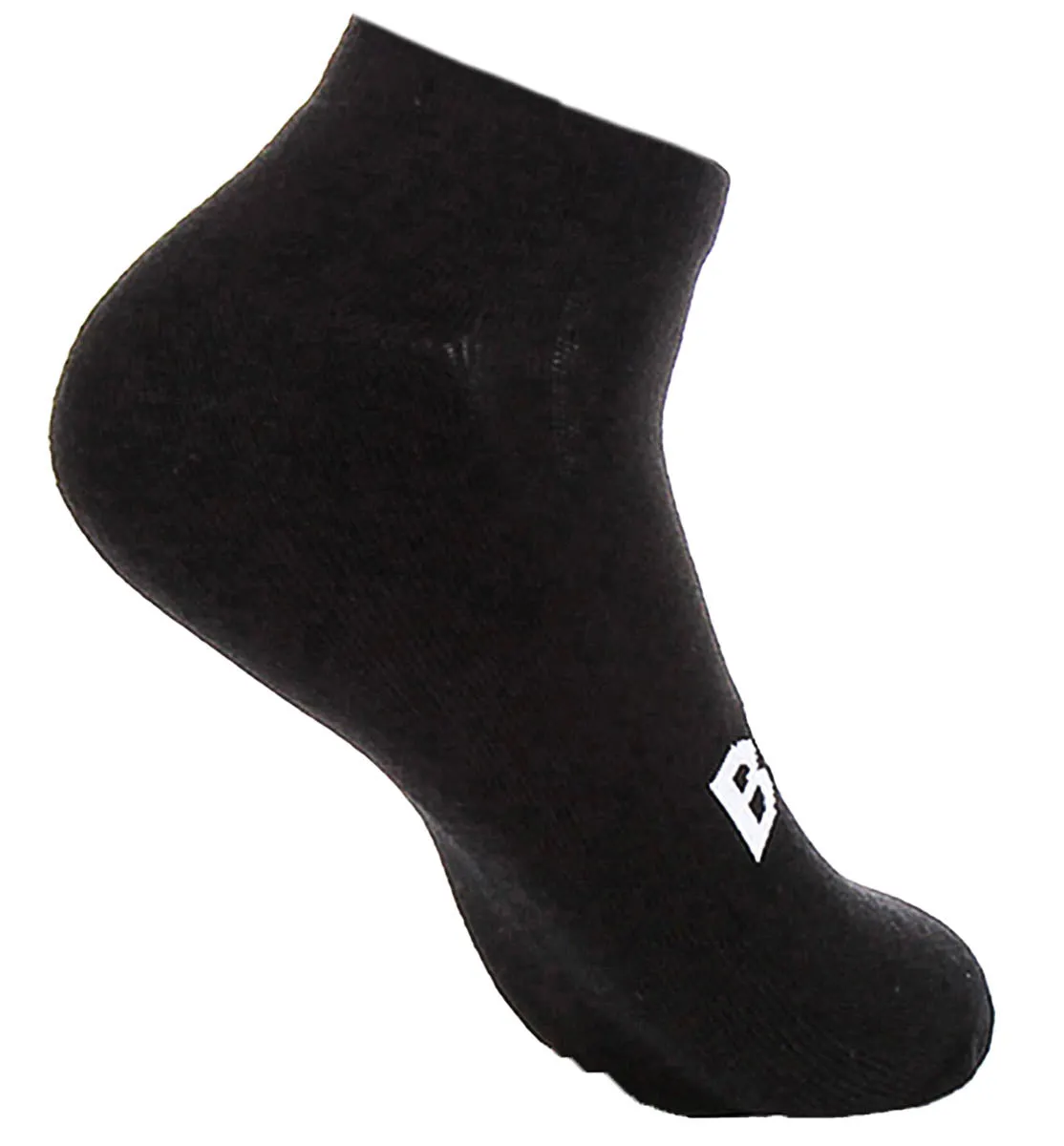 Boss 2 Pair Shoe Sock Iconic Logo In Black