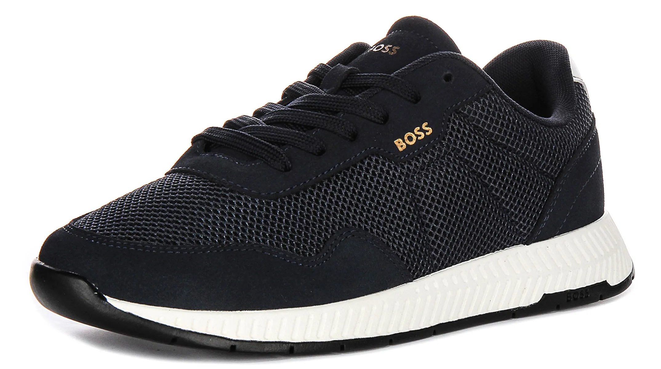 Boss Titanium Runner In Dark Blue For Men
