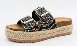 BRAKE Espadrille Platform Cork Boho Sandals