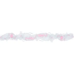Bride To Be Feather Boa Pink & White