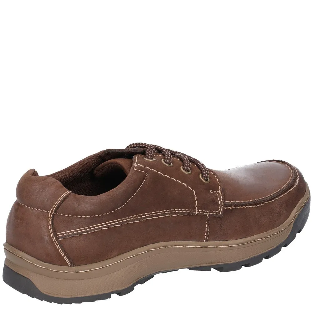 Brown Tucker Lace-Up Shoes