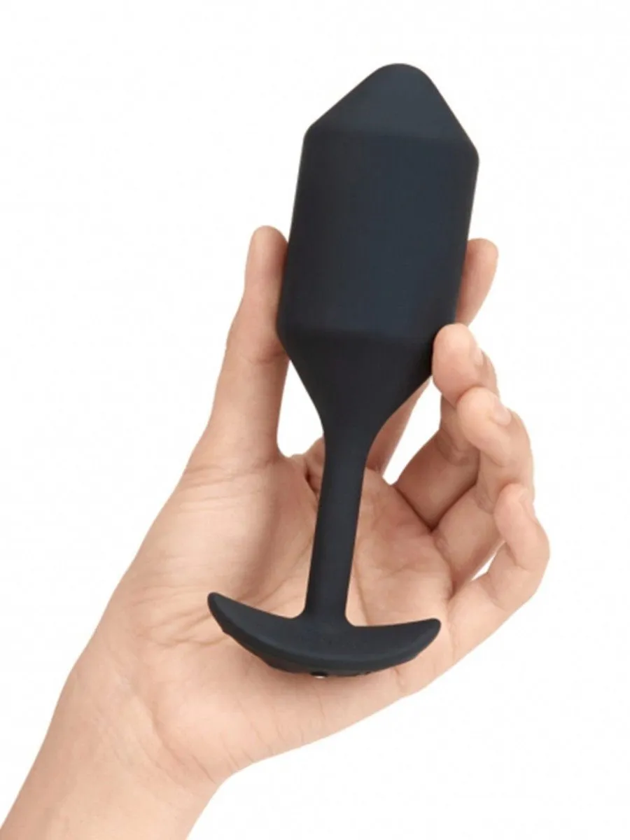 bVibe Snug Plug XL - Weighted VIBRATING BUTT PLUG