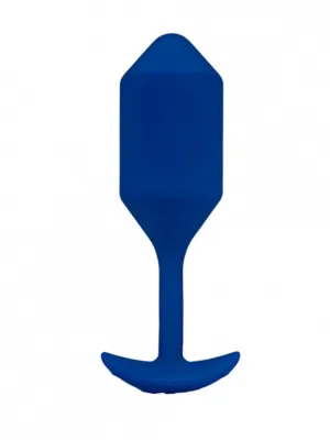 bVibe Snug Plug XL - Weighted VIBRATING BUTT PLUG