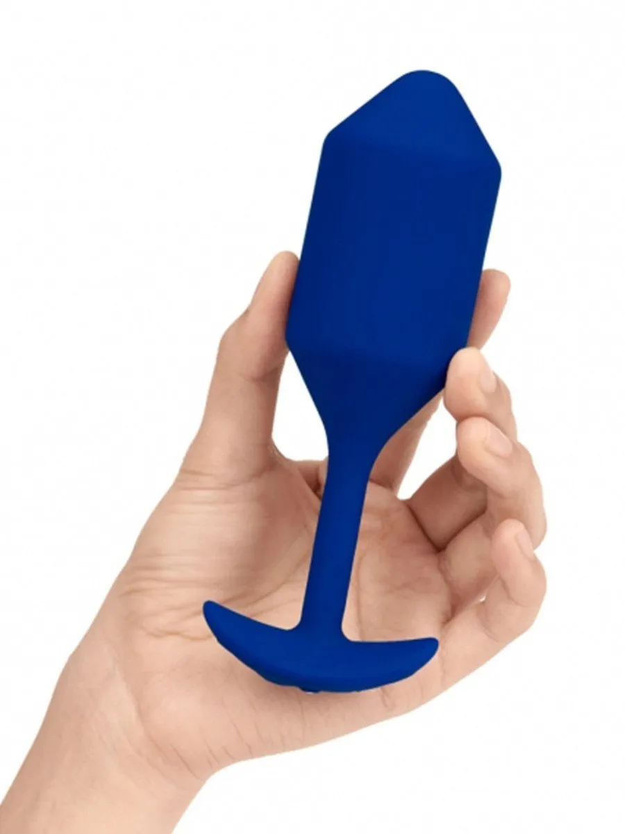 bVibe Snug Plug XL - Weighted VIBRATING BUTT PLUG