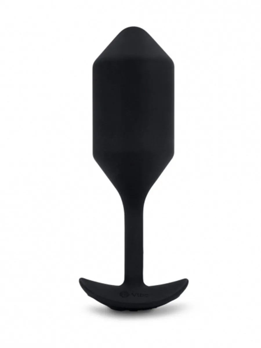 bVibe Snug Plug XL - Weighted VIBRATING BUTT PLUG