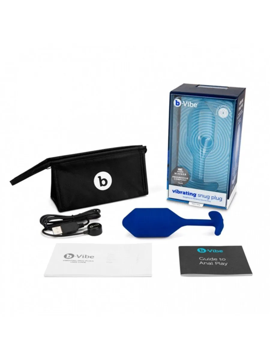 bVibe Snug Plug XL - Weighted VIBRATING BUTT PLUG