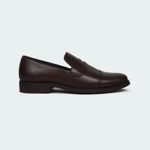 Caliber Shoes Coffee/R  Penny Formal Shoes for Men (A527C)