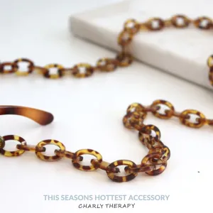 Charly Therapy Petunia Large Link Sunglasses Chain - Brown