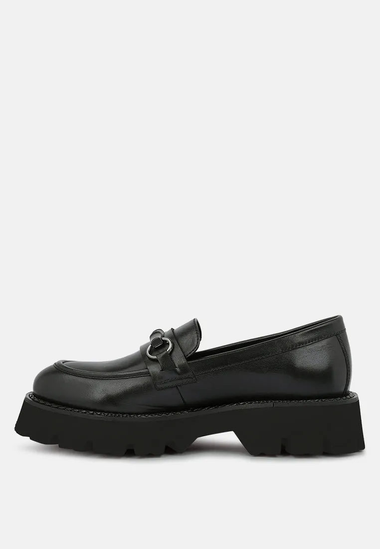 Cheviot Chunky Leather Loafers By Ruw