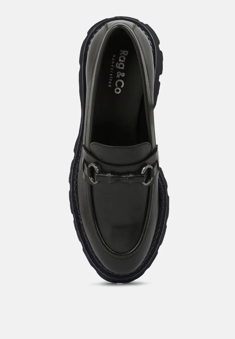 Cheviot Chunky Leather Loafers By Ruw