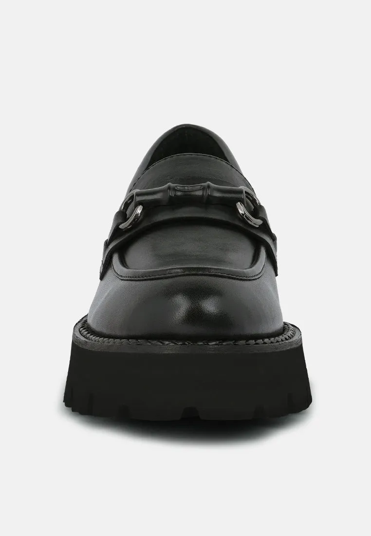 Cheviot Chunky Leather Loafers By Ruw