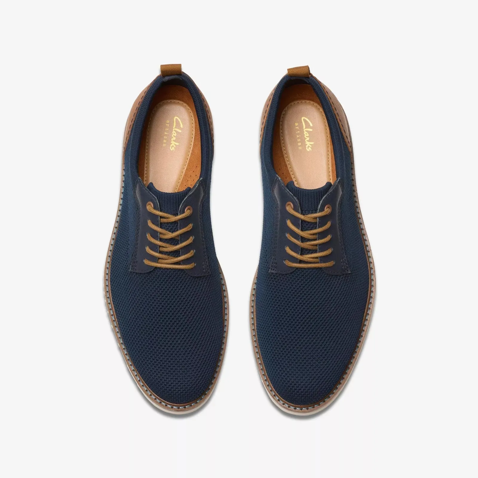 Clarks Men's Monahan Knit Navy Knit 26181375