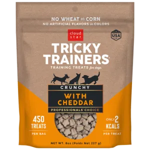 Cloud Star Tricky Trainers Crunchy With Cheddar 227g Dog Treats