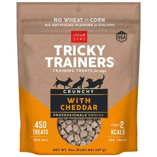 Cloud Star Tricky Trainers Crunchy With Cheddar 227g Dog Treats