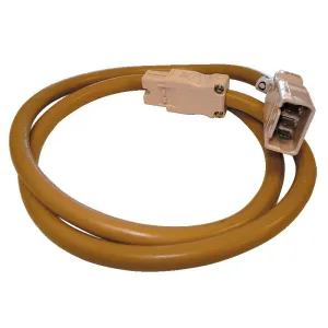 CMS 2300mm interconnecting Lead 20amp Beige for Caravan 240 Electrics