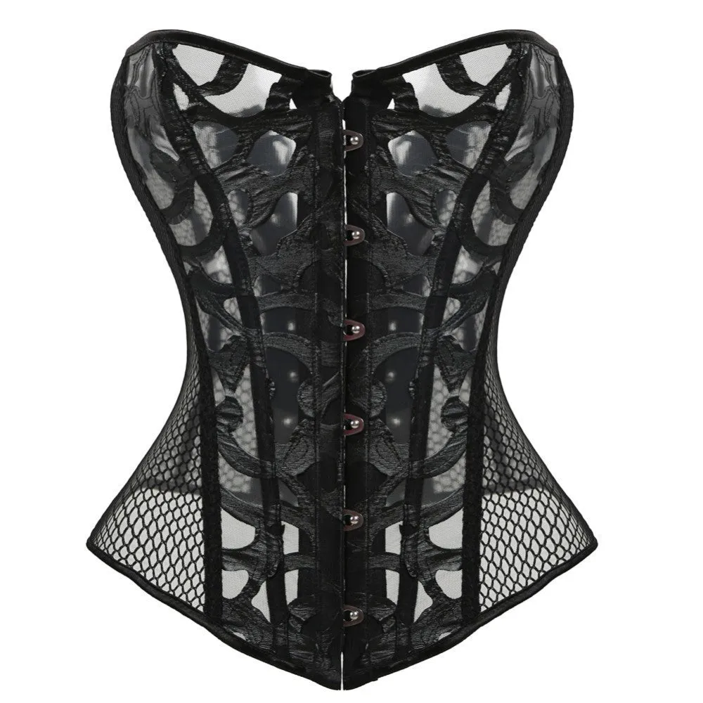 corset waist trainer corset Corset steampunk gothic waist trainer steel bone corselet Bustier corselet waist trainer women