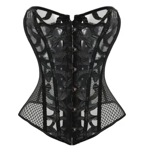corset waist trainer corset Corset steampunk gothic waist trainer steel bone corselet Bustier corselet waist trainer women