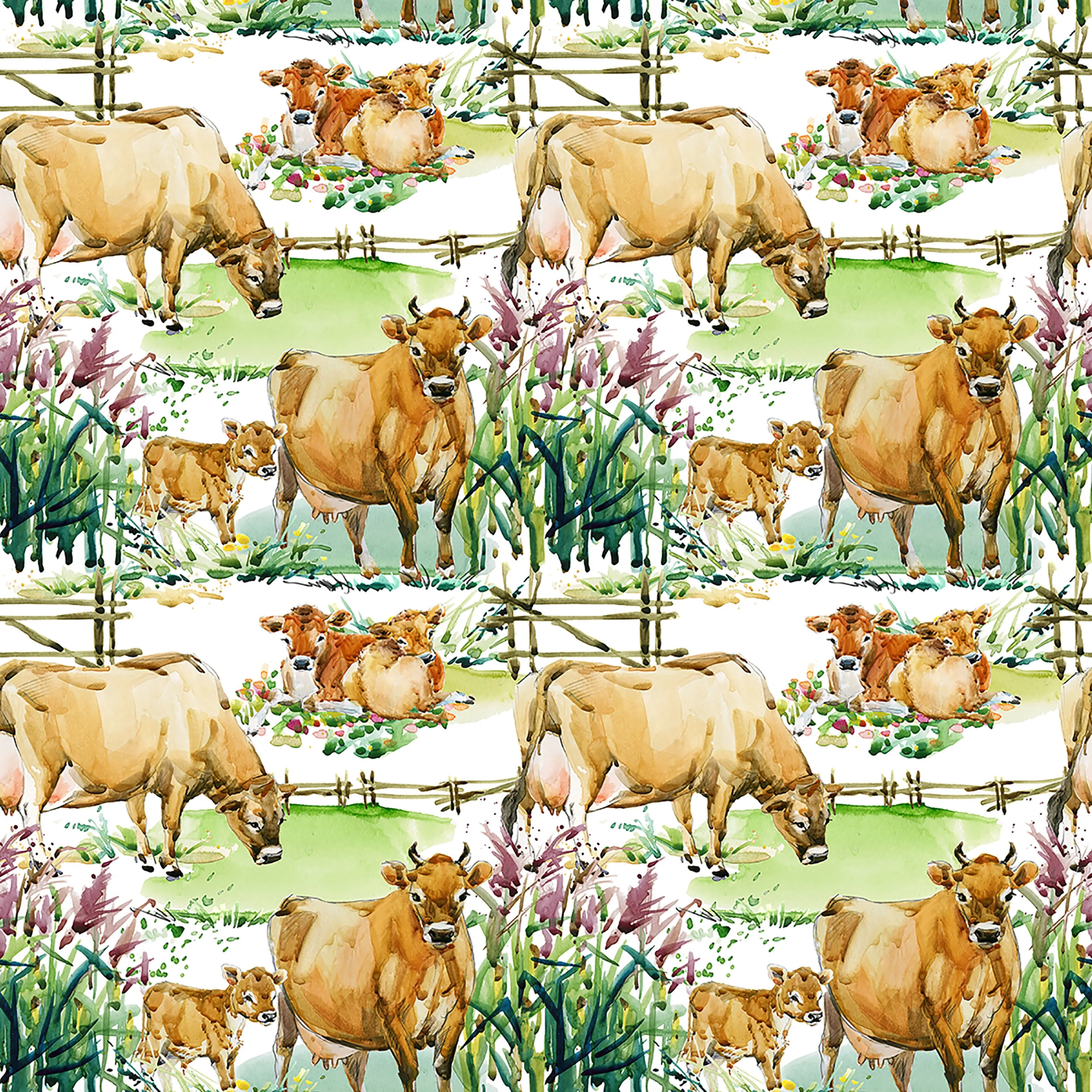 Cows in the meadow top knot headband